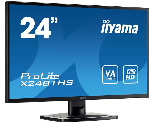 ProLite X2481HS-B1 - 24” VA monitor with 3 000:1 static contrast