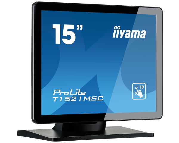 ProLite T1521MSC-B1 - 15" kapacitní 10 bodový dotykový displej