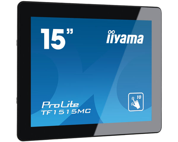 ProLite TF1515MC-B2 - Bezrámečkový PCAP s 10 bodovou dotekovou matricí, vybavená pěnovým těsněním pro bezproblémovou instalaci