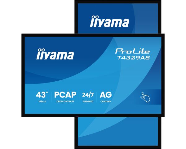 ProLite T4329AS-B1AG  - Pantalla interactiva PCAP de 43" para espacios colaborativos inteligentes
